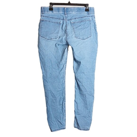 Lee Skinny Jeggings Womens Medium Pull On Mid Rise Light Wash Stretch Denim - Picture 3 of 4